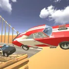 The fast and chaotic racing and demolition game, BMG: CrashDay 2025. Racing, stunts, and demolition derbies are available in a colorful open world.