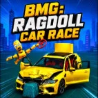BMG: Ragdoll Car Race is unlike other racing games. Racing, ragdoll physics, off-road terrain, and unexpected collisions replace leaderboards.