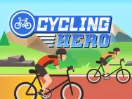 Cycling Hero is a thrilling racing game that casts players as talented cyclists. Cycling through difficult tracks and racing against other cyclists is the goal.