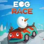 Egg Race is an exciting racing game where you control a car carrying a fragile egg through lands full of obstacles to go as far as possible in the warm Christmas atmosphere.