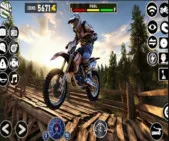The online racing game Motocross Racing is exciting. Players ride powerful dirt bikes through challenging terrain and compete against other racers.
