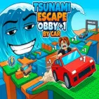 Obby: Tsunami Escape +1 by Car