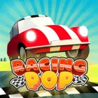 Racing Pop offers a unique experience where players must master speed control. Winners accelerate at the proper time and manage turns exactly.