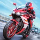 Racing at high speeds on future bikes makes Rocket Bikes Highway Race exciting. Players race to finish first on a congested roadway with hazards.