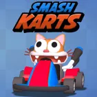 Smash Karts is an exciting racing game where you drive your kart into a chaotic arena to compete for the top spot with other racers. Are you ready to step on the gas and enjoy the thrill of dominating the fierce arena?