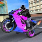 Sports Bike Racing is an exhilarating racing game that places players in the fast lane, allowing them to experience the thrill of high-speed motorcycle racing.