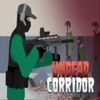 Zeds attack in confined passageways in Undead Corridor, a fast-paced survival shooter. Players must manage ammunition, upgrade weaponry, and stay away to live.