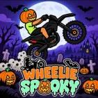 Balance, wheelies, currency, and stuff are needed for the Halloween motorcycle game Wheelie Spooky. It's thrilling to ride a motorcycle through scary courses.